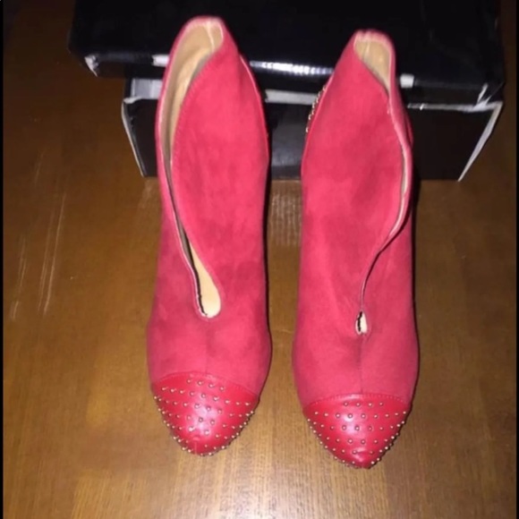 COOGI Red Spike Heels - Picture 2 of 5